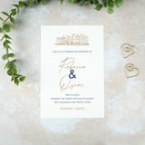 Dundas Castle Wedding Invitation, Wedding Venue Illustration