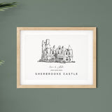 Sherbrooke Castle, Personalised Gift for Wedding Booking